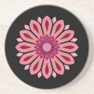 FARBIGE MODERNE BLUMEN GESCHENK TOCHTER SCHWESTER  GETRÄNKEUNTERSETZER