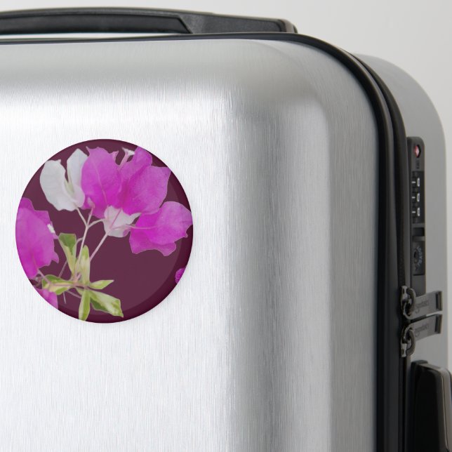 FARBIGE MODERNE BLUMEN GESCHENK TOCHTER SCHWESTER  MAGNET (In Situ (Gepäck))