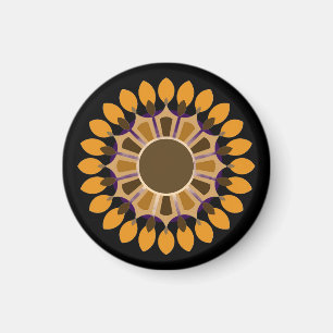 FARBIGE MODERNE BLUMEN GESCHENK TOCHTER SCHWESTER MAGNET