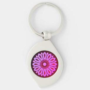 FARBIGE MODERNE BLUMEN GESCHENK TOCHTER SCHWESTER  SCHLÜSSELANHÄNGER