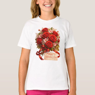 FARBIGE MODERNE BLUMEN GESCHENK TOCHTER SCHWESTER  T-Shirt