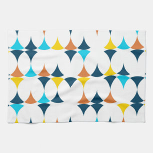 Farbige, moderne, coole, trendige geometrische For Geschirrtuch
