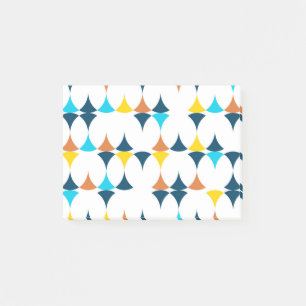 Farbige, moderne, coole, trendige geometrische For Post-it Klebezettel
