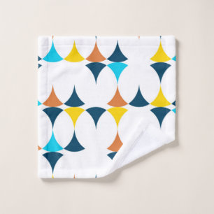 Farbige, moderne, coole, trendige geometrische For Waschlappen