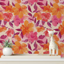 Farbige moderne, fett rosa orangefarbene Muster