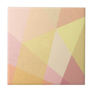 Farbige moderne Geometrie mit Spritzern Fliese