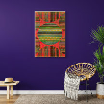 Farbige moderne geometrische abstrakte Wandkunst