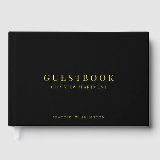 Farbige moderne klassische Ferienhausvermietung ed Gästebuch