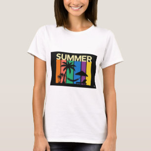 Farbige moderne Sommer T-Shirts