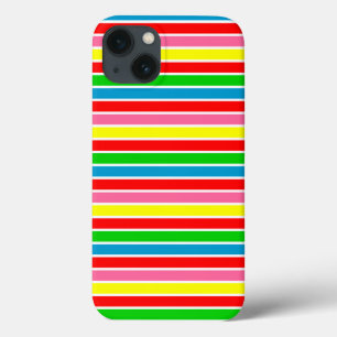 Farbige moderne Streifen IPhone 13 Hüllen