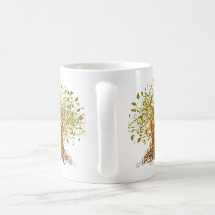 Farbige modernistische Baum 13 Kaffeetasse