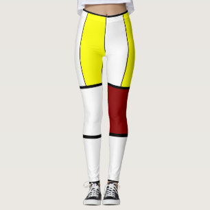 Farbige mondrianische Stylage Leggings