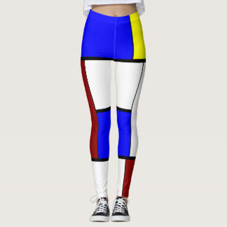 Farbige mondrianische Stylage Leggings