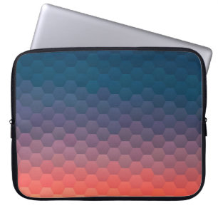 Farbige Mosaik. Geometrischer Hipster-Retro-Hinter Laptopschutzhülle