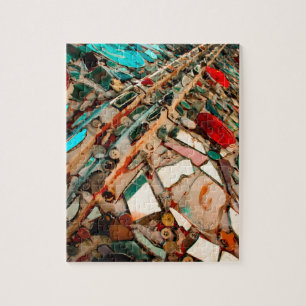 Farbige Mosaik-Kunst