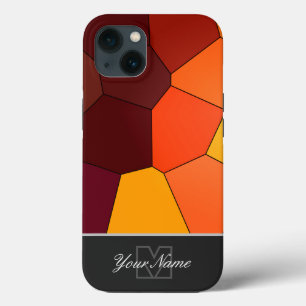 Farbige Mosaikfliesen mit Monogram! Case-Mate iPhone Hülle