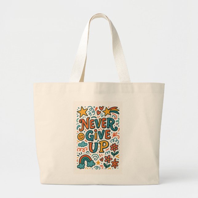 Farbige Motivierend Tote Tasche (Vorne)