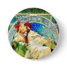 Farbige Mucha Prinzessin Hyacinth