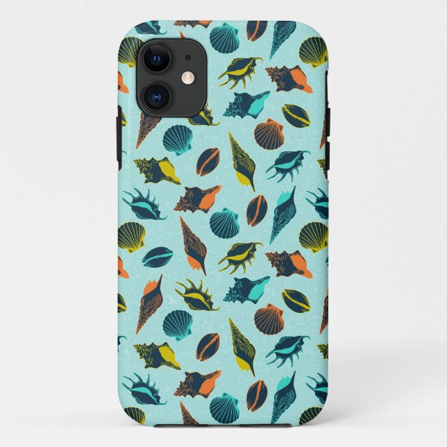 Farbige Muscheln Case-Mate iPhone Hülle (Rückseite)