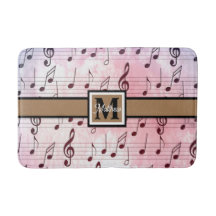 Farbige Musiknote Musician Monogram