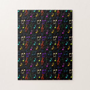 Farbige Musiknote Musiker Musikstil Kunst