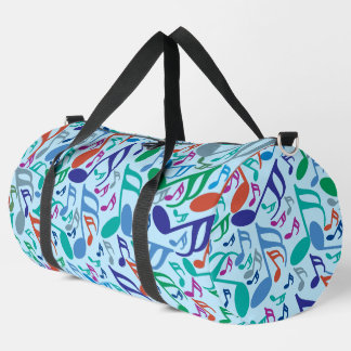 Farbige Musiknoten Duffle Bag