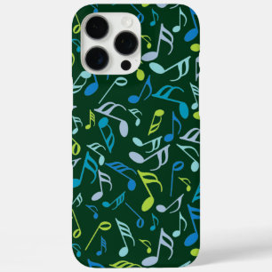 Farbige Musiknoten iPhone 16 Pro Max Hülle