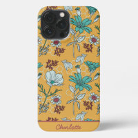 Farbige, nahtlose Blumenmuster personalisierter Na