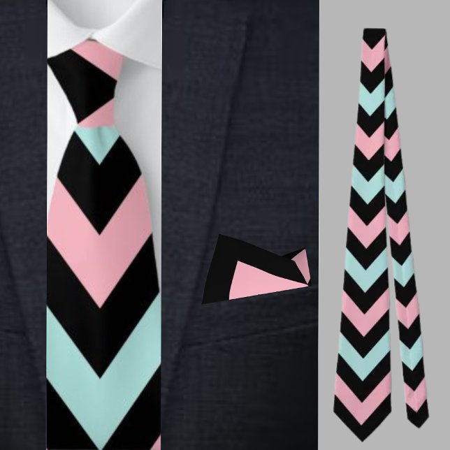 Farbige Niedliche Streifen Muster Neck Tie Krawatte (Von Creator hochgeladen)