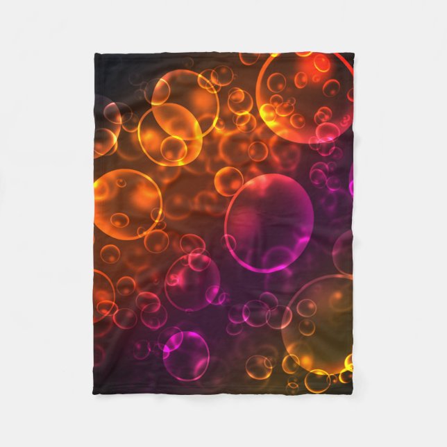 Farbige Objektive Fleecedecke (Vorderseite)
