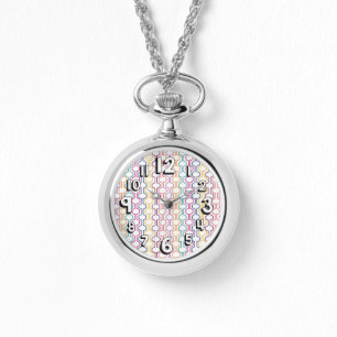 Farbige offene Kreise Armbanduhr