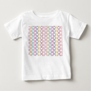 Farbige offene Kreise Baby T-shirt