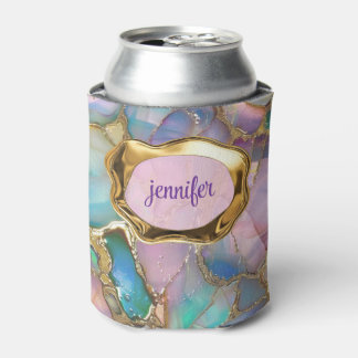 Farbige Opal- und Liquid-Gold-Personalisiert Dosenkühler