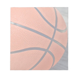 Farbige Orange Basketball Notizblock