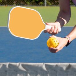 Farbige Orange-Hintergrundtexte für Web und Print Pickleball Schläger