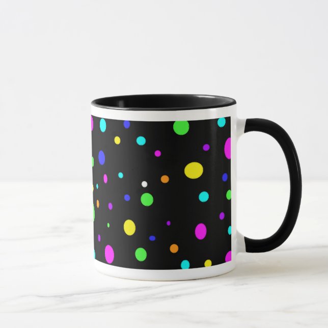Farbige Orbs-Tasse Tasse (Rechts)