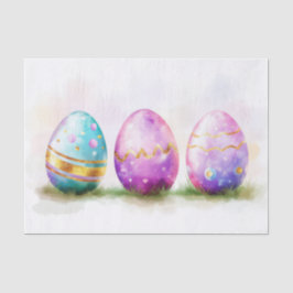 Farbige Ostereier Seidenpapier