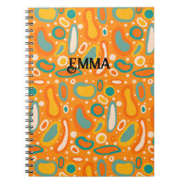 Farbige Ovale Notizblock