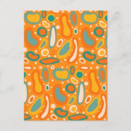 Farbige Ovale Postkarte