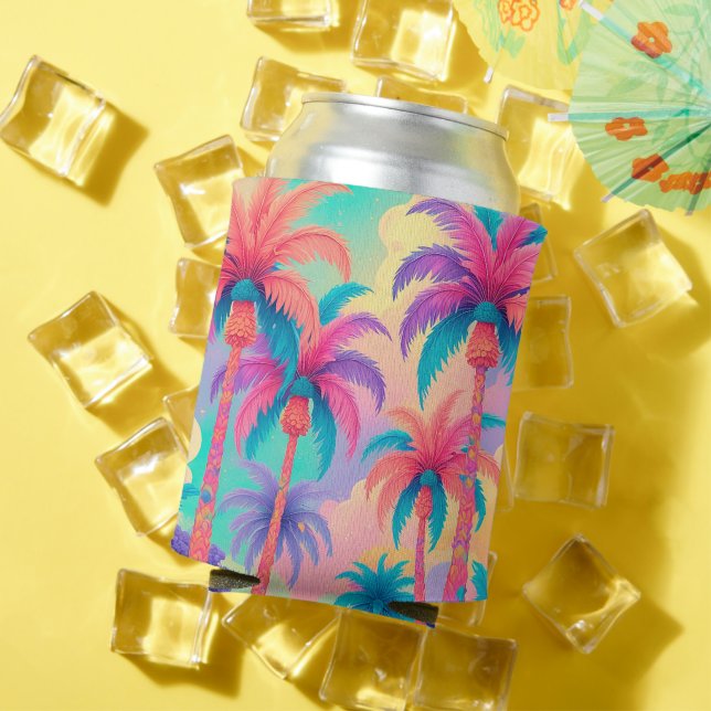 Farbige Palmen Dosenkühler (In Situ Sommer)