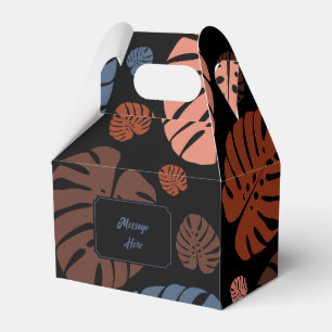 Farbige Palmwedel Geschenkschachtel