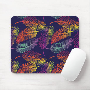 Farbige Palmwedel Tropischer Baum Sommerliche Stim Mousepad