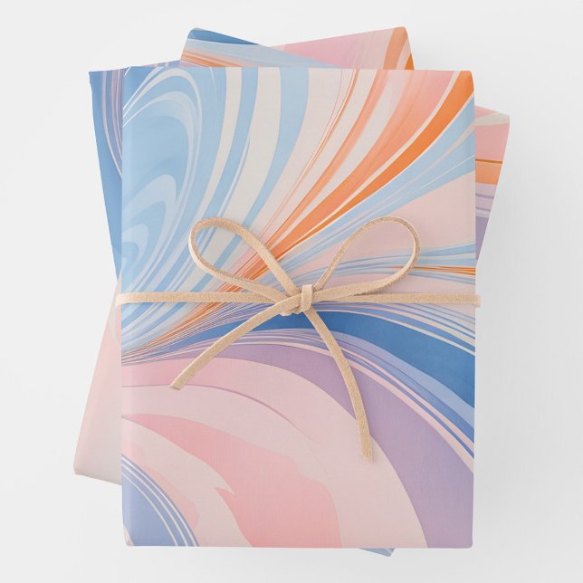 Farbige Papierhandtücher aus Marmor Geschenkpapier Set (Von Creator hochgeladen)