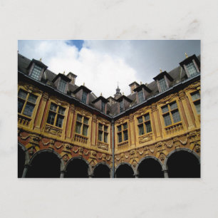 Farbige Pariser Fenster Postkarte