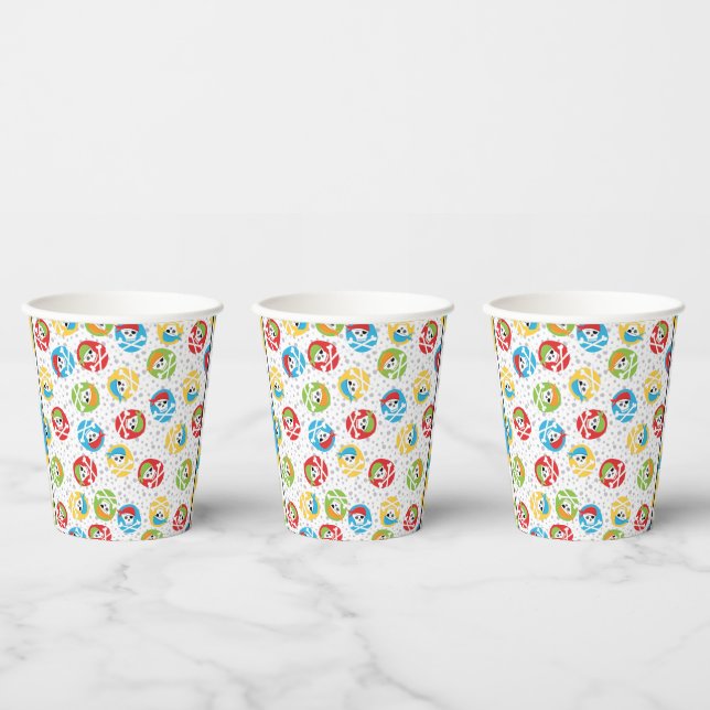 Farbige Party Pirates Skulls Papier Cups Pappbecher (Multi)
