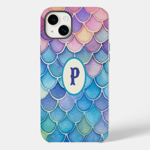 Farbige Pastel Personalisiert Mermaid iPhone 14 Plus Hülle