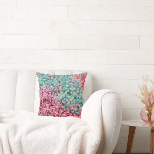 Farbige Pastell-Gypsophila-Baby-Breath-Blumen Pat Kissen