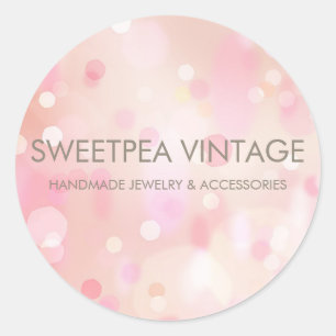 Farbige Pastell Lights Bokeh Custom Sticker I