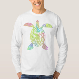 Farbige pastellfarbene Regenbogenschildkröte T-Shirt