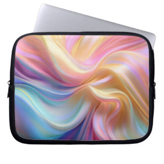 Farbige Pastellseide Laptopschutzhülle